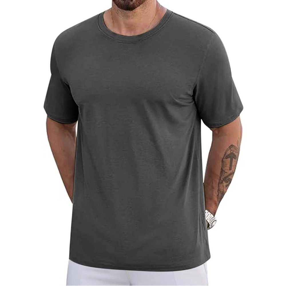 Calvin Klein Charcoal Grey Classic Fit Short Sleeve Tee Mens XL